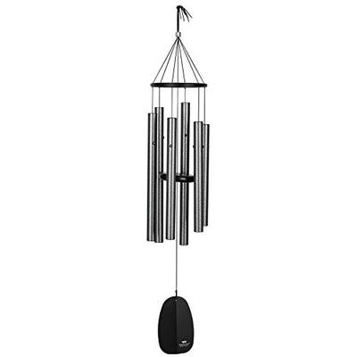 Woodstock Chimes BPMAS Bells of Paradise Wind Chime, Antique Silver