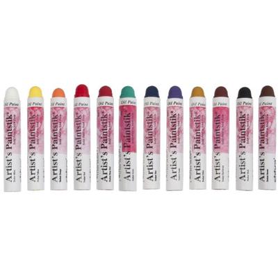 Jack Richeson 121501 Shiva Oil Paintstik, Student Colors, Set of 12