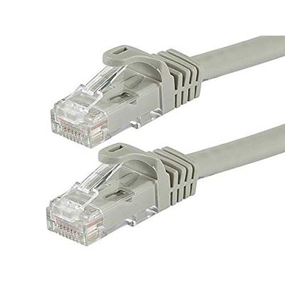 Monoprice Flexboot Cat6 Ethernet Patch Cable - Network Internet Cord - RJ45, Stranded, 550Mhz, UTP,