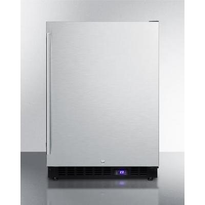 Summit SCFF53BSS SCFF53BSS 24" 4.72 Cu. Ft. Built-In Undercounter Freezer with Frost-Free Operation