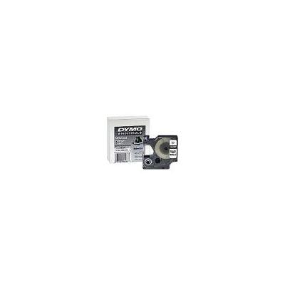 RhinoPRO 3/8 Metallized Labels - Black on Silver 18485