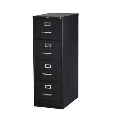 4-Drawer Commercial Legal Size File Cabinet Finish: Black