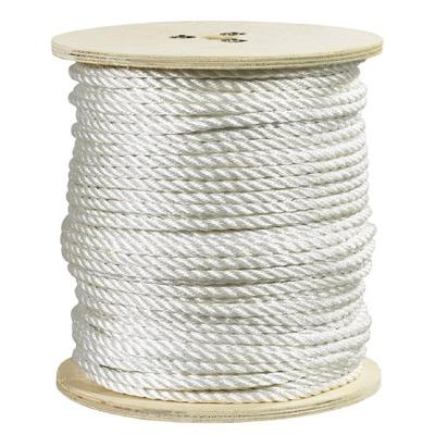 Aviditi Polyester Twisted Rope, 600' x 1/2", 5080 lbs. Tensile Strength, White (TWR138)