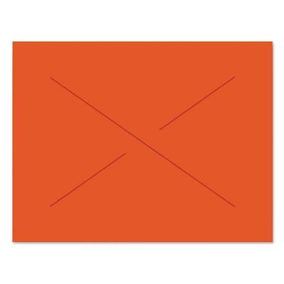 Garvey COS090951 Two-Line Pricemarker Labels, 5/8" x 13/16", Fluorescent Red, 3 Rolls, 3,000 Labels