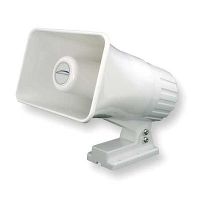 SPECO TECHNOLOGIES SPC12RP PA Horn,Weatherproof,White,15 W