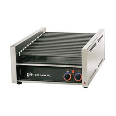 Star 18" W Hot Dog Roller Grill With Duratec Non-Stick Rollers (20SC) - Stainless Steel