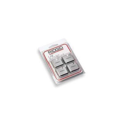 Ridgid Pipe Thread Die (1/2 Inch) for Ss, 4 Piece. Model: 37915