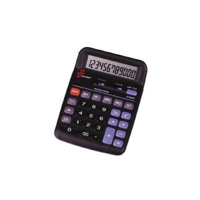 Skilcraft 12-Digit Dual Powered Desktop Calculator (12 Characters - Solar, Battery Powered)