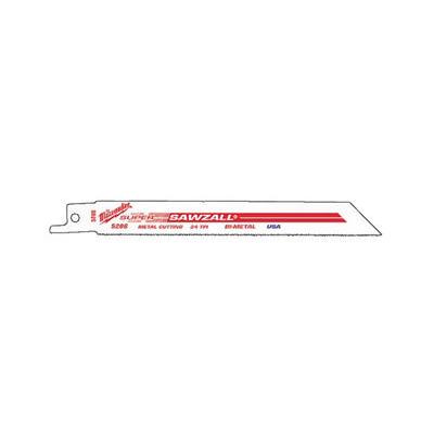 Milwaukee 48-01-6182 50 6 in. x 14 TPI Super Sawzall Blade - 50 Pack