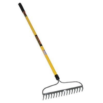 Seymour-Structron BR16 42366 60" Handle 16 Tine Fiberglass Handle Structron Bow Rake