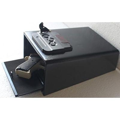 Hollon Safe PB-10 Pistol Safe, Black, Small