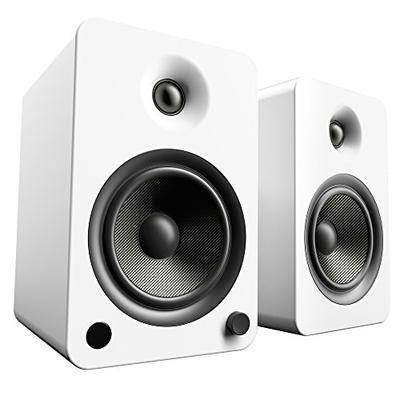 Kanto YU6 Powered Speakers with Bluetooth and Phono Preamp, Matte White