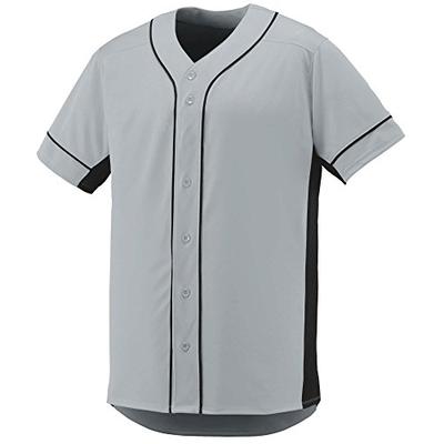 Augusta Sportswear Men's Slugger Baseball Jersey M Silver/Black