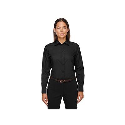 DJ LADIES SOLID BROADCLOTH (BLACK) (L)