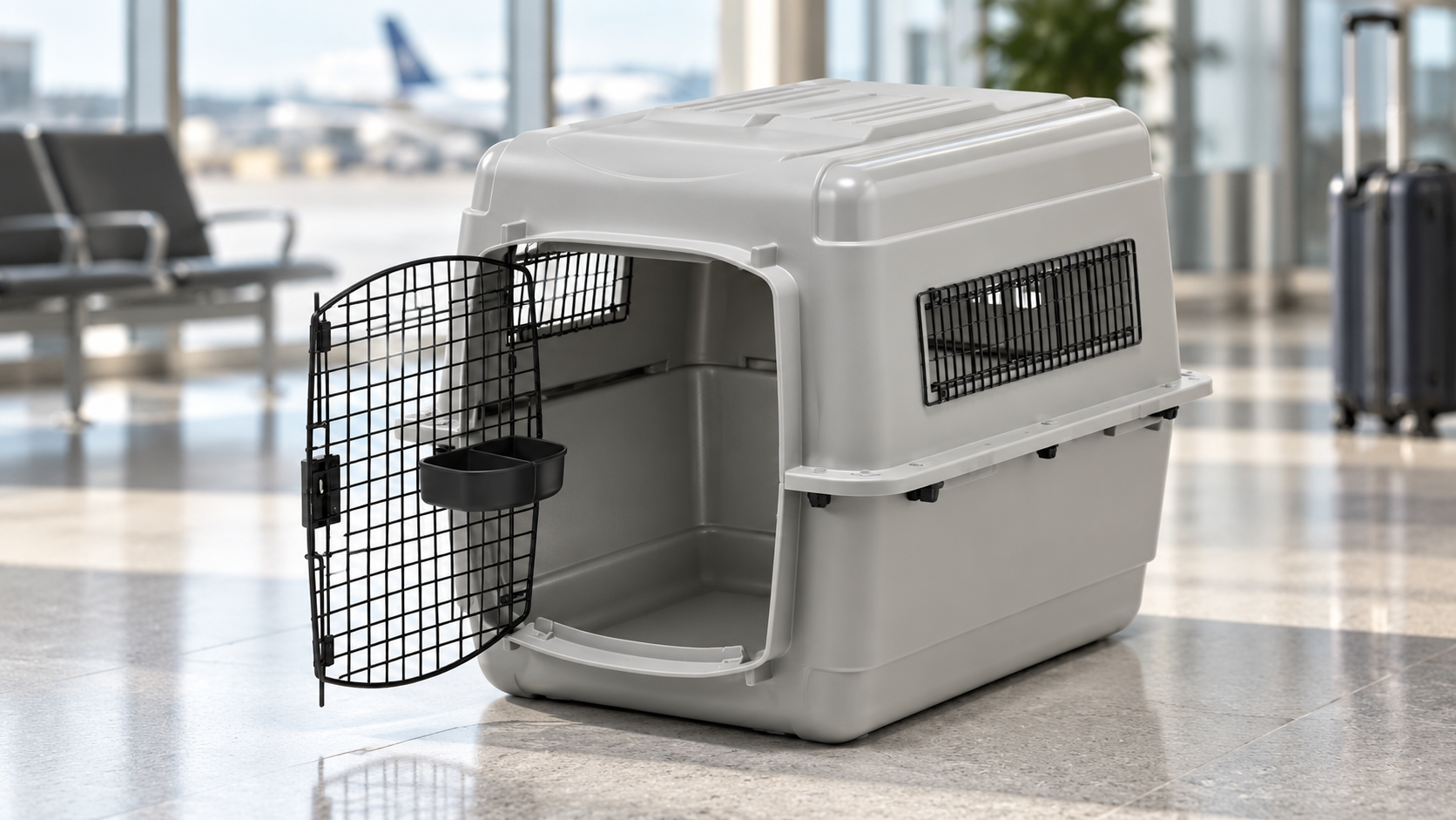 This Petmate Sky Kennel Review Covers Sizing, Features, and Travel Use