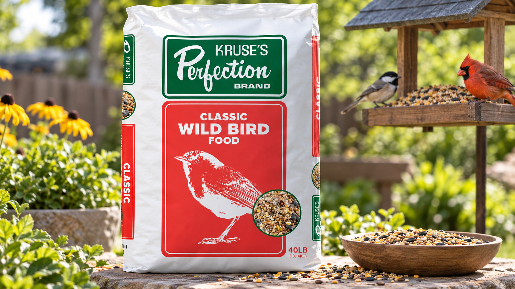 Why Buy Kruse's Perfection Brand Wild Bird Food for Backyard Feeders?