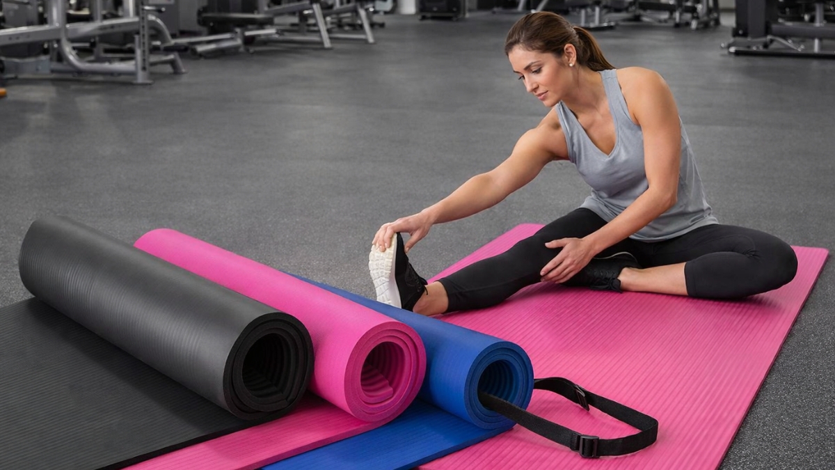 Why This Extra Thick Yoga Mat From Amazon Basics is a Smart Choice for Home Exercise